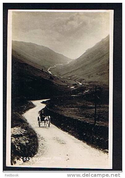 Early Real Photo Postcard Horse & Cart Kirkstone Pass Ambleside Lake District Cumbria - Ref 263 - Ambleside