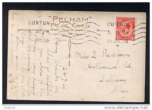 1926 Postcard The Serpentine Walks Buxton Derbyshire - Ref 263 - Derbyshire