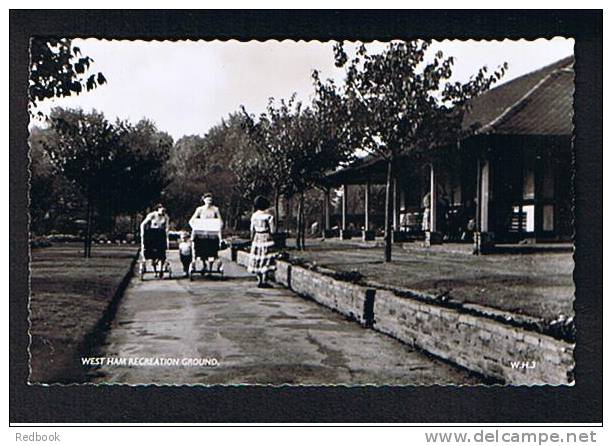 3 Real Photo Postcards West Ham London Recreation Gounds At Balaam St - Hermit Road - Ref 263 - London Suburbs