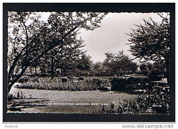 3 Real Photo Postcards West Ham London Recreation Gounds At Balaam St - Hermit Road - Ref 263 - London Suburbs