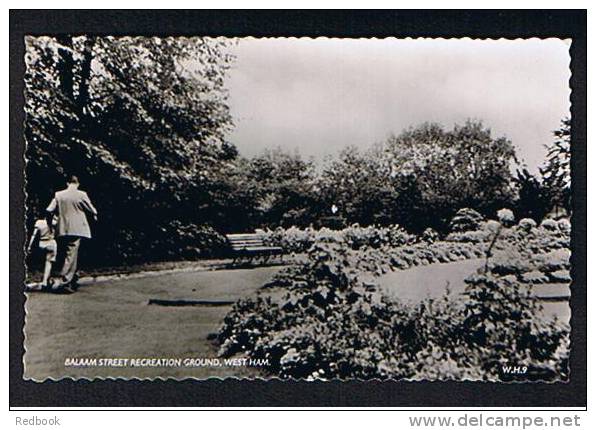 3 Real Photo Postcards West Ham London Recreation Gounds At Balaam St - Hermit Road - Ref 263 - London Suburbs