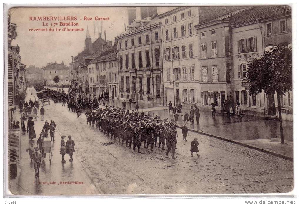 DEFILE DU 17ème BATAILLON. - Rambervillers