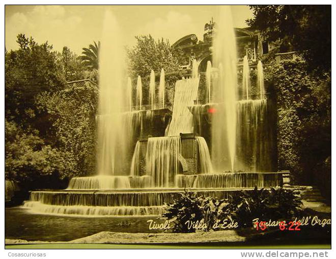 4967    ITALIA ITALY  TIVOLI  VILLA D'ESTE FONTANA DELL ORGANO   YEARS / ANNI  1950 - Tivoli