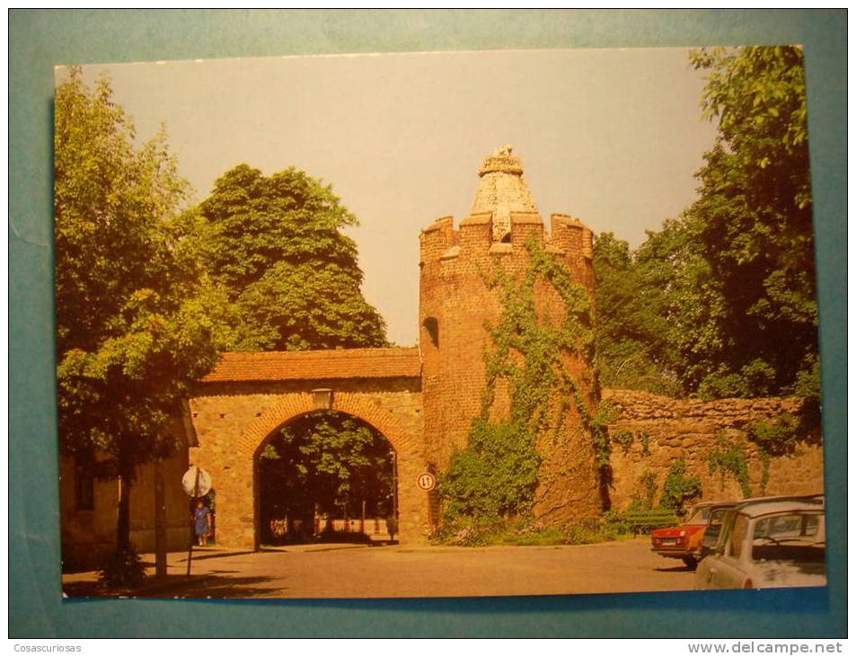 R.383 ALEMANIA GERMANY DEUTSCHLAND BRANDEMBURGO BEESKOW STADTMAUER MIT PULVERTURM ANNEES 60/70 MAS EN MI TIENDA - Beeskow