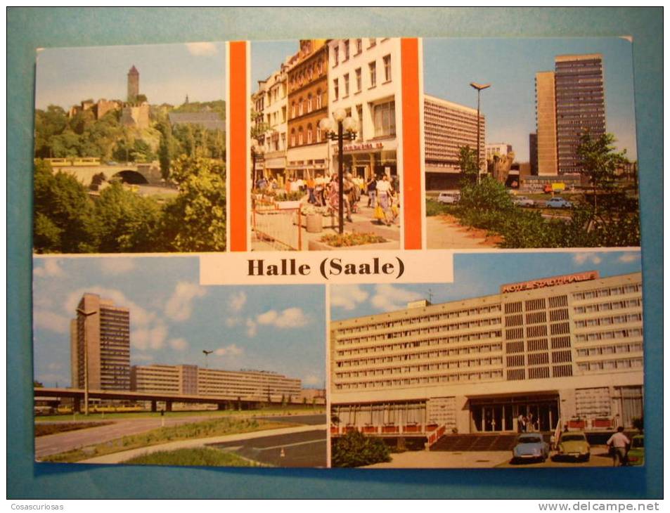 R.386 ALEMANIA GERMANY DEUTSCHLAND SAJONIA ANHALT HALLE SAALE ANNEES 60/70 MAS EN MI TIENDA - Halle (Saale)