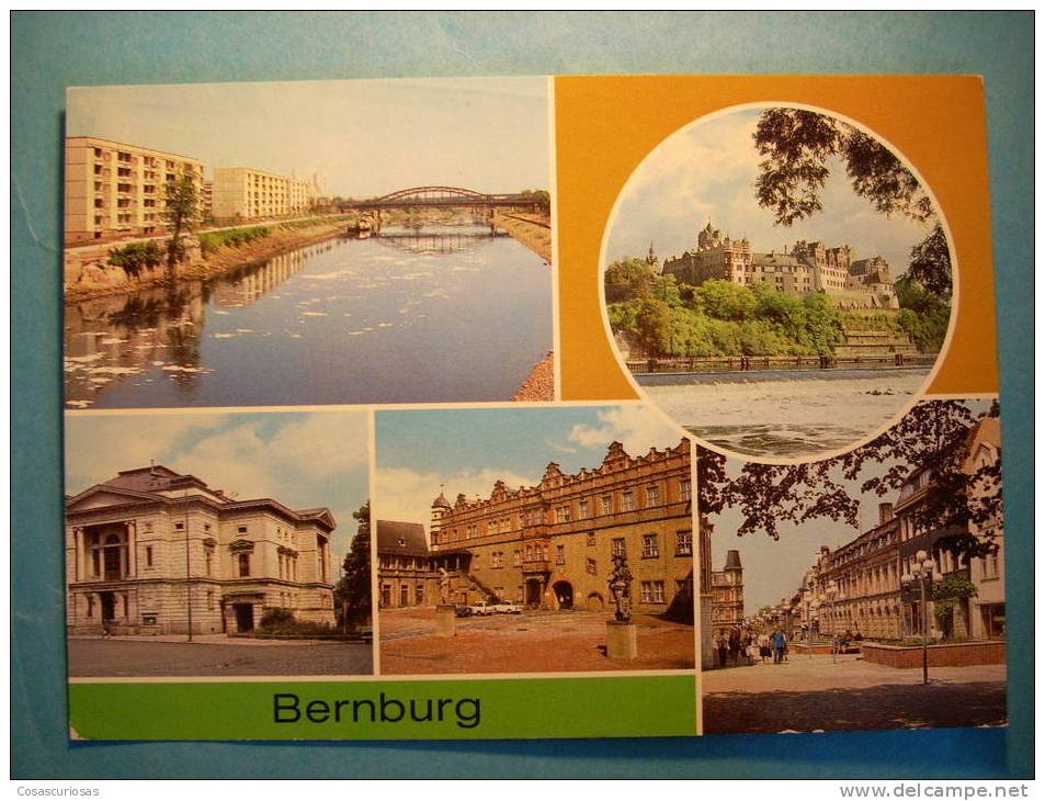 R.388 ALEMANIA GERMANY DEUTSCHLAND SAJONIA ANHALT BERNBURG SAALE ANNEES 60/70 CIRCULADA MAS EN MI TIENDA - Bernburg (Saale)