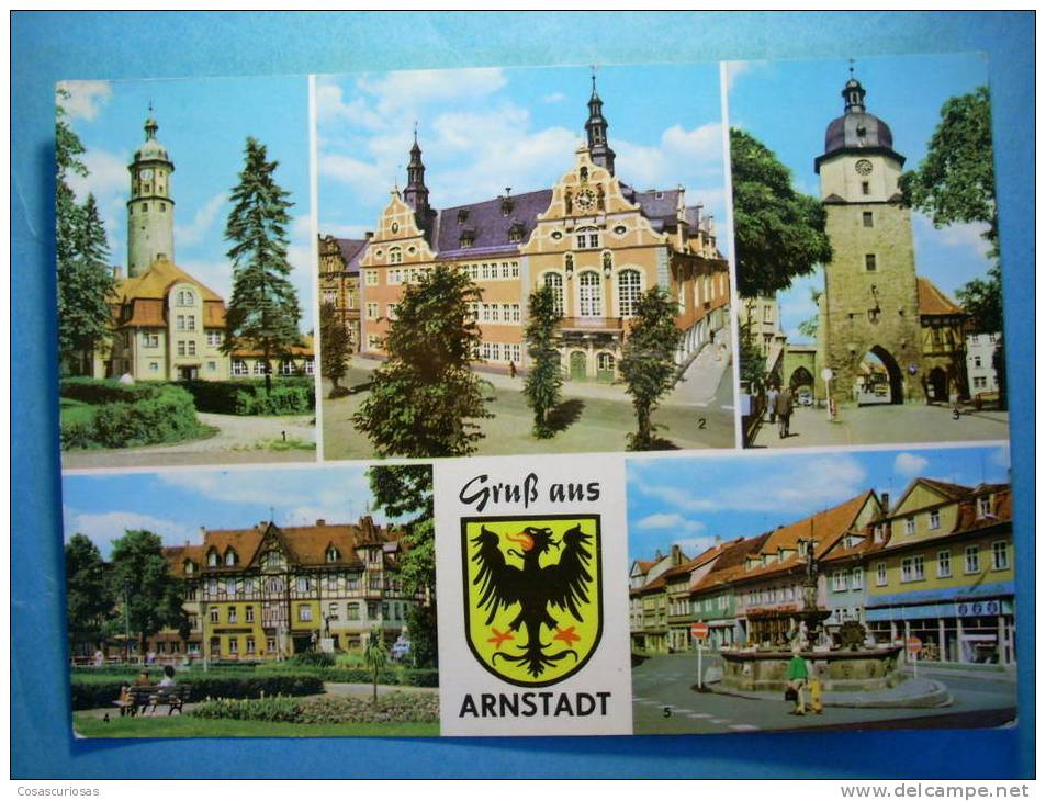 R.422 ALEMANIA GERMANY DEUTSCHLAND TURINGIA ARNSTADT THÜR AÑOS 60/70 MAS EN MI TIENDA - Arnstadt