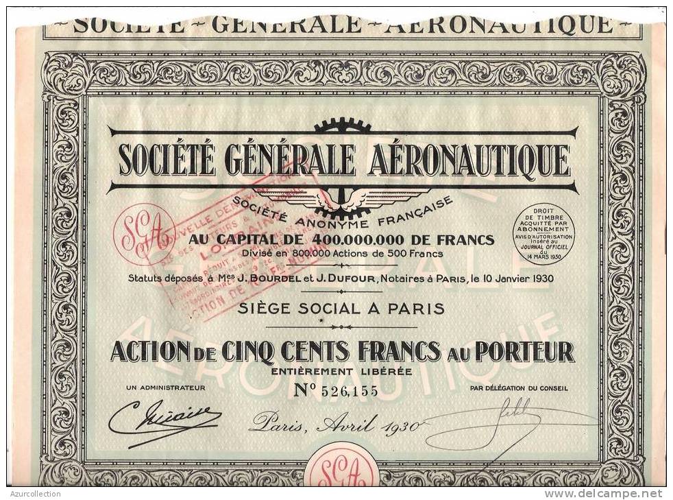 S.G. AERONAUTIQUE - Trasporti