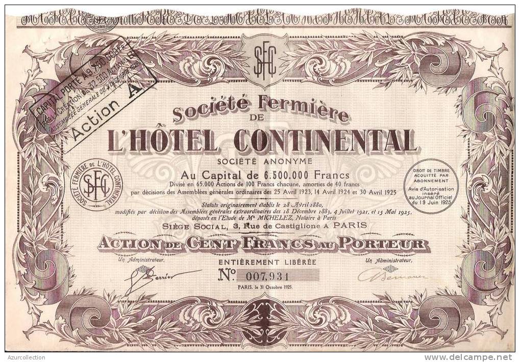 HOTEL CONTINENTAL - Turismo