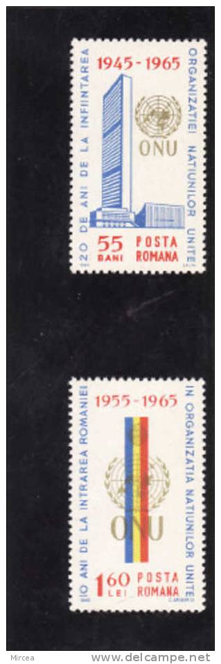 Roumanie 1965 - Yv.no.2098/9 Neufs** - Unused Stamps