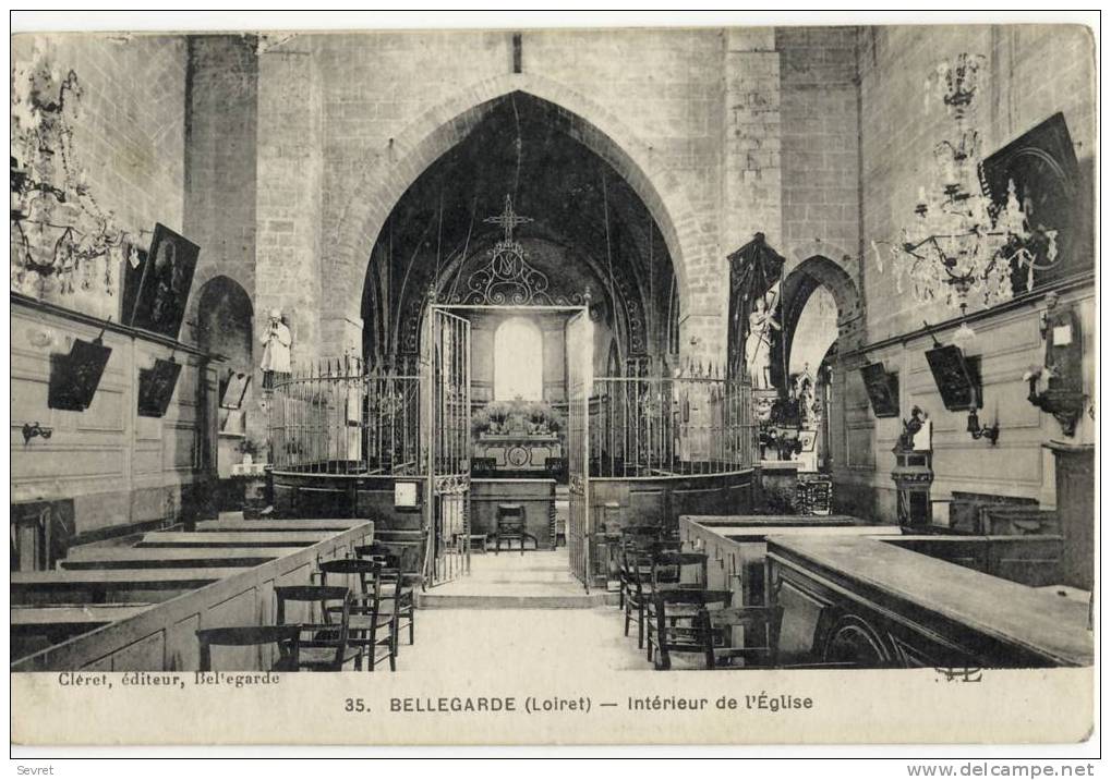 BELLEGARDE - Intérieur De L'Eglise - Sonstige & Ohne Zuordnung