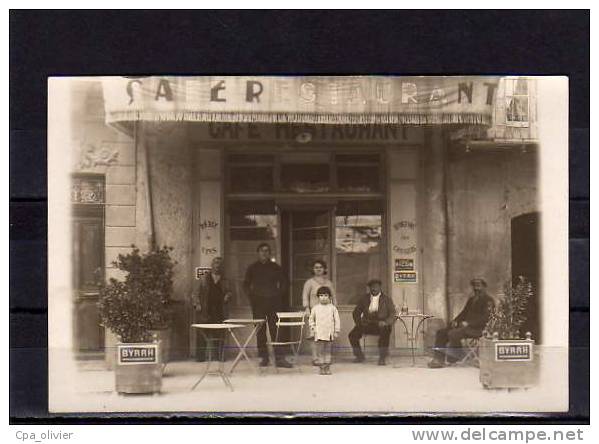 XX *** A LOCALISER *** Carte Photo, Café, Restaurant, Rendez Vous Des Chasseurs, Terrasse, Byrrh, Picon, Lot De 2 Cartes - Cafés