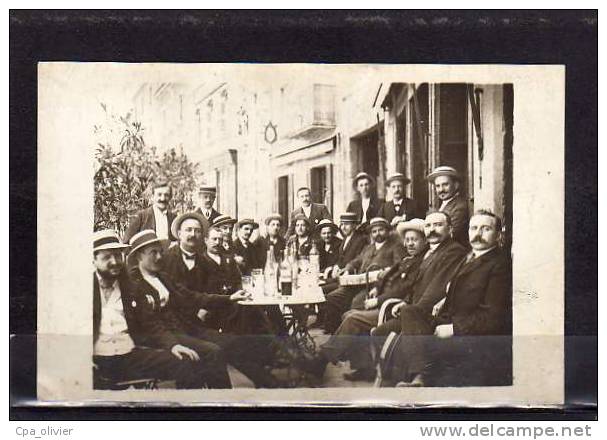 XX *** A LOCALISER *** Carte Photo, Café, Terrasse, à Coté Bourrelier, Grenadine, Excelsior, 190? - Cafés