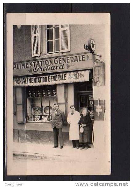 XX *** A LOCALISER *** Carte Photo, Epicerie, PICHARD, Alimentation Générale, Pompe à Essence, Gard ? Bouches Du Rhone ? - Winkels