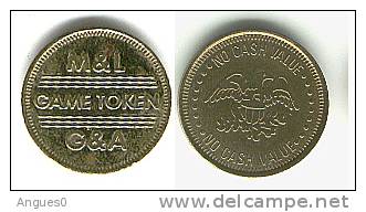 M&L GAME TOKEN G&A - Other & Unclassified