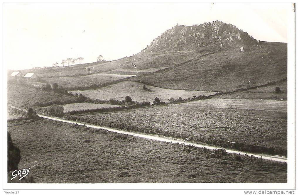 CPSM Noir Et Blanc  CHATEAUNEUF DU FAOU  Montagne De Laz - Châteauneuf-du-Faou