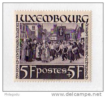 Luxembourg 1938, Echternach La Procession Dansante, N° 305 Neuf, - Nuovi