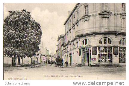 Loudun     86   Rue Porte De Chinon..Commerce  Armurerie Edouard Dupouet - Loudun