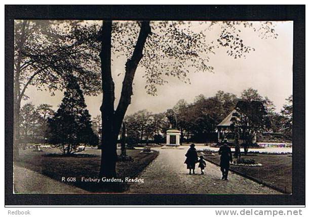 Early Real Photo Postcard Forbury Gardens Reading Berkshire - Ref 264 - Reading