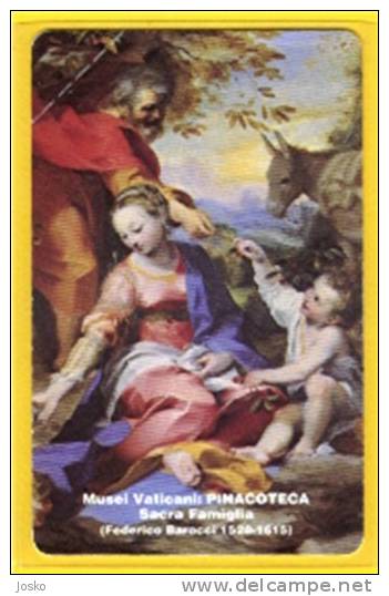 VATICAN SCV 7 - Sacra Famiglia ( MINT Old & Rare Card  ) - Holly Family ( Donkey , Ane ) - Vatikan