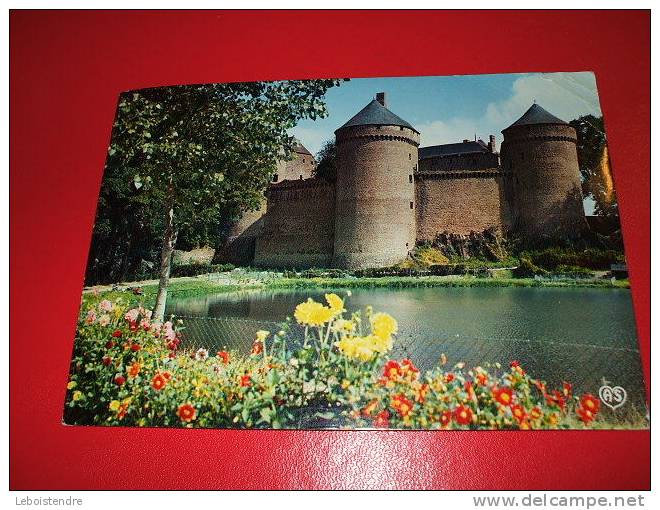 CPM OU CPSM?1970 (53-MAYENNE) LASSAY-LE CHÂTEAU FEODAL XIe ET XVe ET L'ETANG - - Lassay Les Chateaux