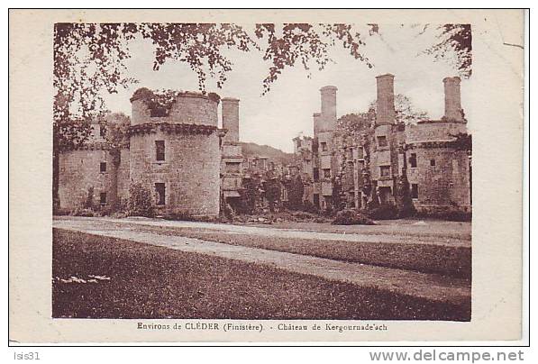 Dép 29 - Y613 - Cléder (env) - Château De Kergournade´ach - Bon état Général - Cléder