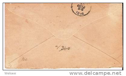 Fs018/ FINNLAND -  U 36 A, Viborg-Belgien 1895, + Marke 3 K. (F. 37) - Briefe U. Dokumente