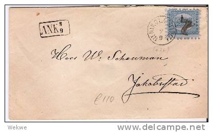 Fs020/  FINNLAND - Nikolaistad 1875, Inlandbrief-Tarif 20 Pen. - Briefe U. Dokumente