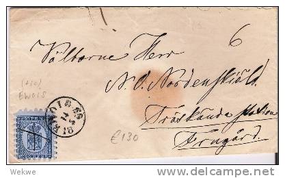 Fs042/  FINNLAND - 1869, Ewois Federstrich + Ortsstempel - Briefe U. Dokumente