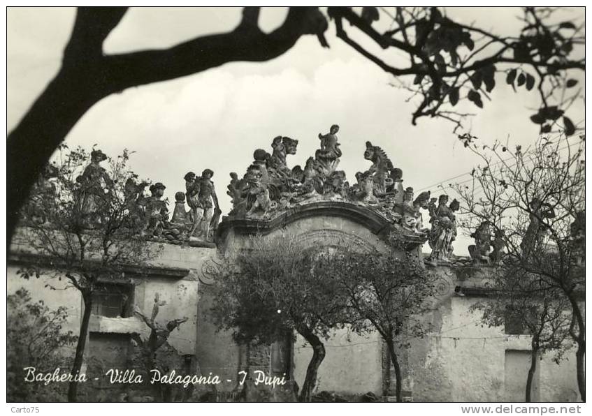 Italie - Bagheria - Villa Palagonia - Sculptures - Architecture Curiosité - Bagheria