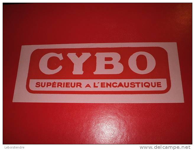 BUVARD : CYBO SUPERIEUR A L'ENCAUSTIQUE -TAILLE: 21CM X 8 CM - Wash & Clean