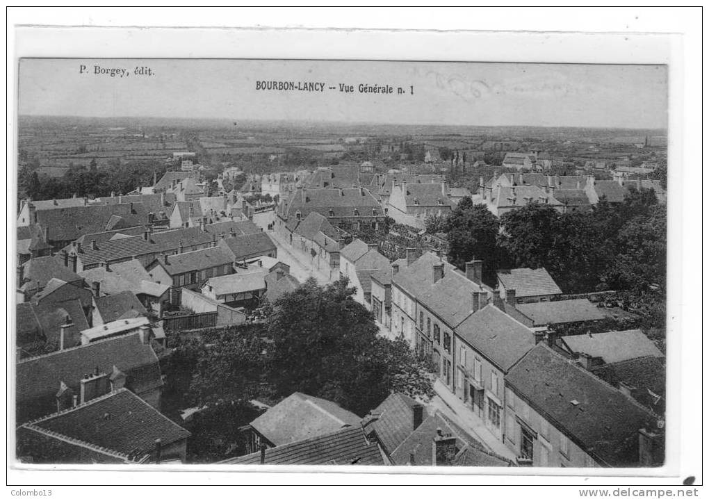 71 BOURBON LANCY VUE GENERALE NO 1 - Autres & Non Classés