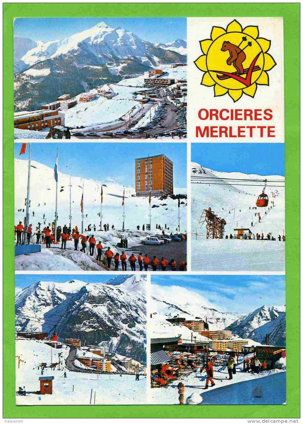 ORCIERES MERLETTE 1975 LA STATION  CARTE EN BON ETAT - Orcieres