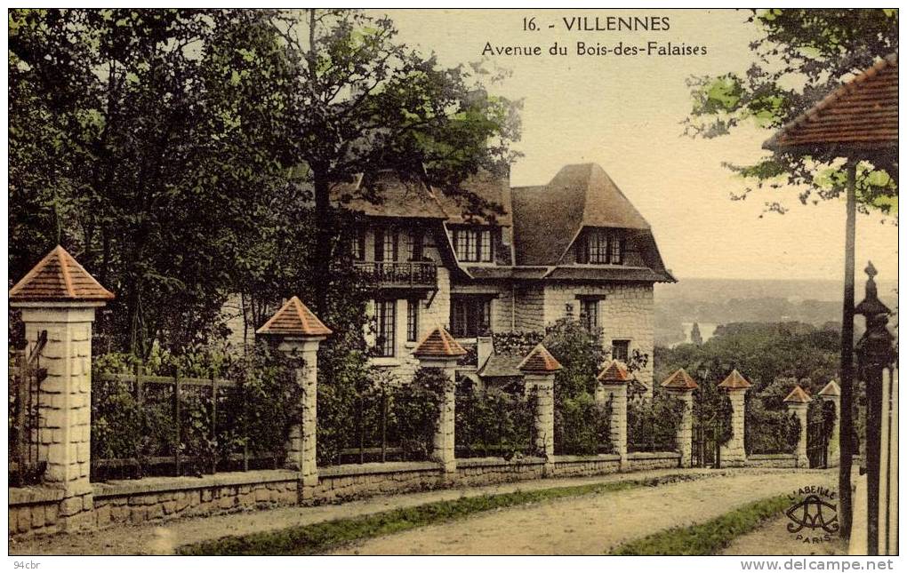 CPA (78)    VILLENNES SUR SEINE    Avenue Du Bois Des Falaises - Villennes-sur-Seine