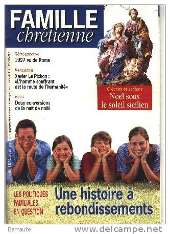 FAMILLE CHRETIENNE N° 1041  Du 25/12/1997 " NOEL Sous Le SOLEIL SICILIEN  " - Televisie