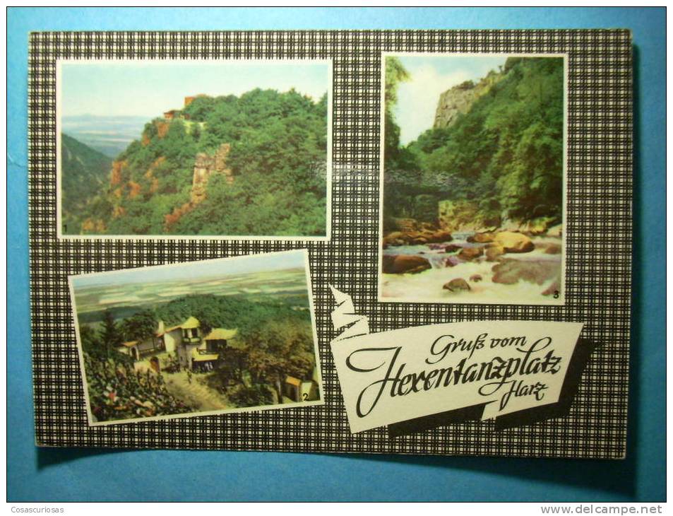 R.606 SAJONIA ANHALT ALEMANIA GERMANY DEUTSCHLAND HARZGERODE HEXENTANZPLATZ AÑOS 60 MAS EN MI TIENDA - Harzgerode