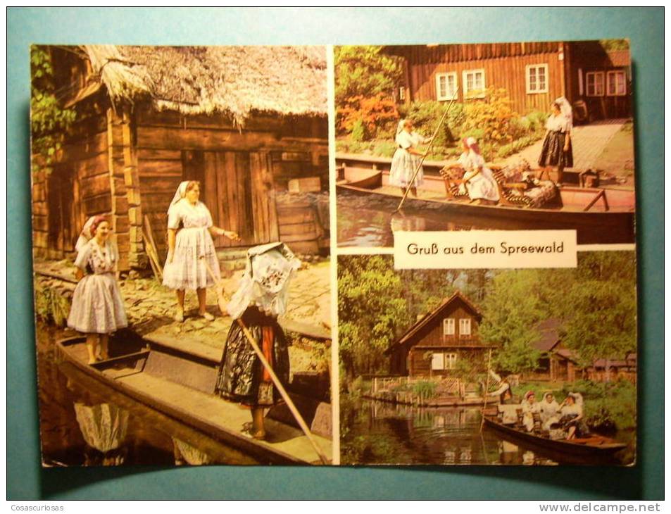 R.619 ALEMANIA GERMANY DEUTSCHLAND BRANDEMBURGO LUEBBEN SPREEWALD AÑOS 60 CIRCULADA SIN SELLO MAS EN MI TIENDA - Luebben (Spreewald)