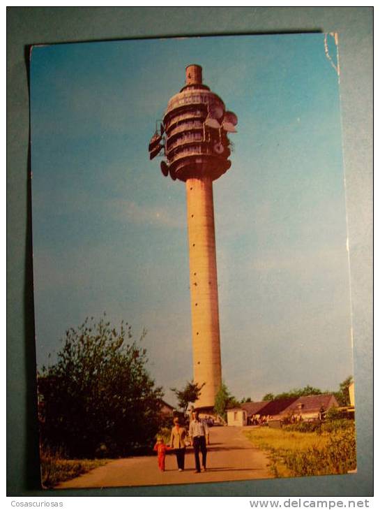 R.621 ALEMANIA GERMANY DEUTSCHLAND SAJONIA ANHALT KYFFHÄUSER FERNSEHTURM AUF DEM KULPENBERG AÑOS 70/80 MAS EN MI TIENDA - Kyffhäuser