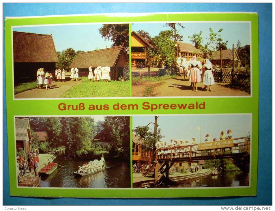 R.625 ALEMANIA GERMANY DEUTSCHLAND BRANDEMBURGO LUEBBEN SPREEWALD POSTROW Z BLOT AÑOS 60/70 MAS EN MI TIENDA - Lübben (Spreewald)