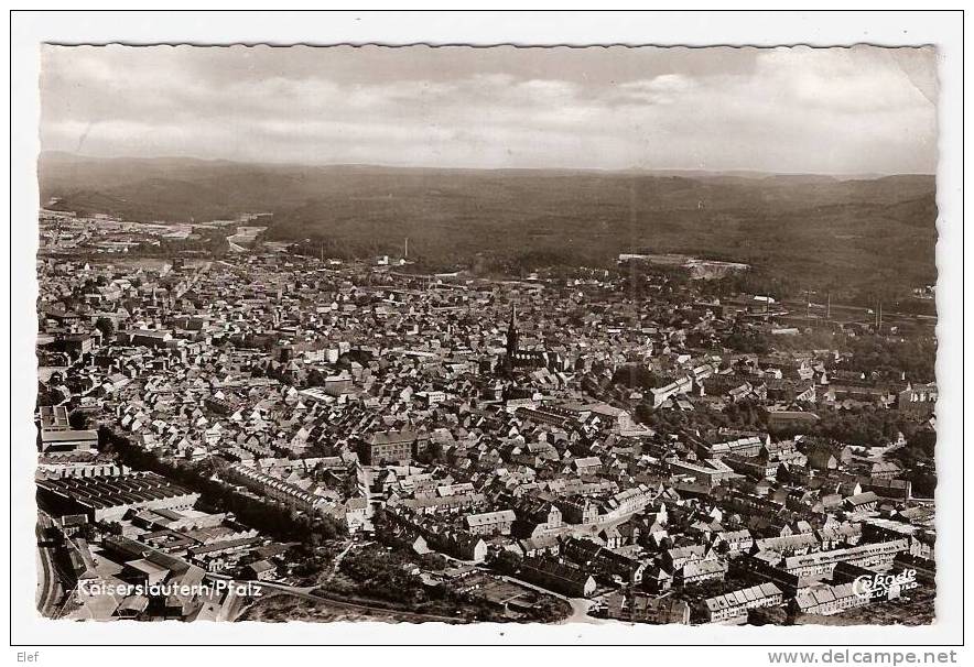 KAISERSLAUTERN (Pfalz) : Luftansicht ; 1965 ; B/TB - Kaiserslautern