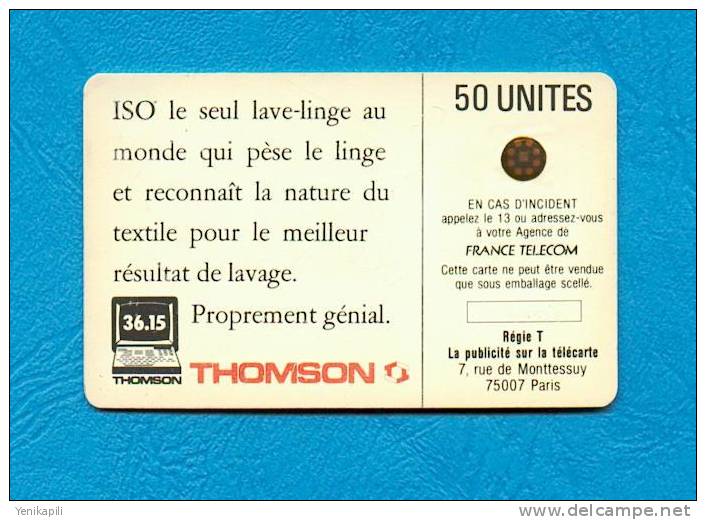 ( 2088 ) -  ISO  THOMSON - 50.U - (  F 46C  ) - SC4on - S/E -  ***  EC  ***  - Voir Scan - - 1989