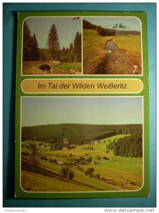 R.677 ALEMANIA GERMANY DEUTSCHLAND SAJONIA KREIS DIPPOLDISWALDE AÑOS 70/80 CIRCULADA MAS EN MI TIENDA - Dippoldiswalde