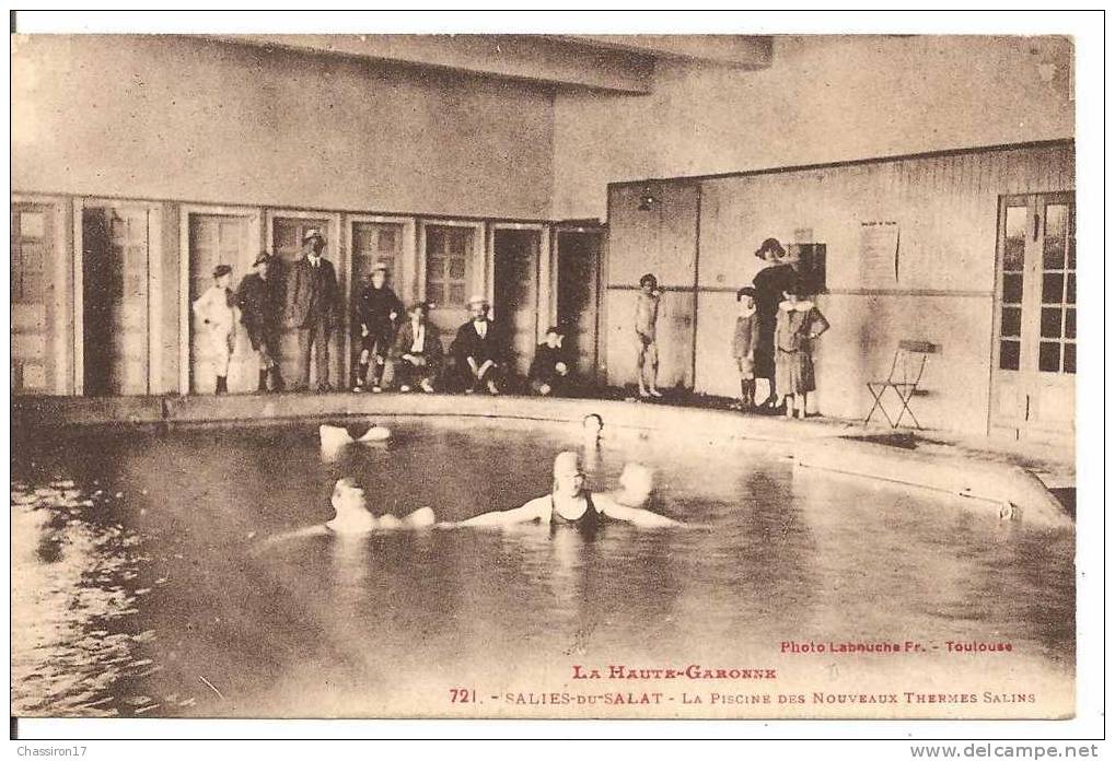 31 - SALIES-du-SALAT  -  La Piscine Des Nouveaux Thermes Salins  -  Animée - Salies-du-Salat