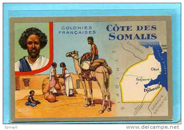 B - SOMALIE - COTE DES SOMALIS - COLONIES FRANCAISES - PUBLICITE Du LION NOIR - CIRAGE - Somalie