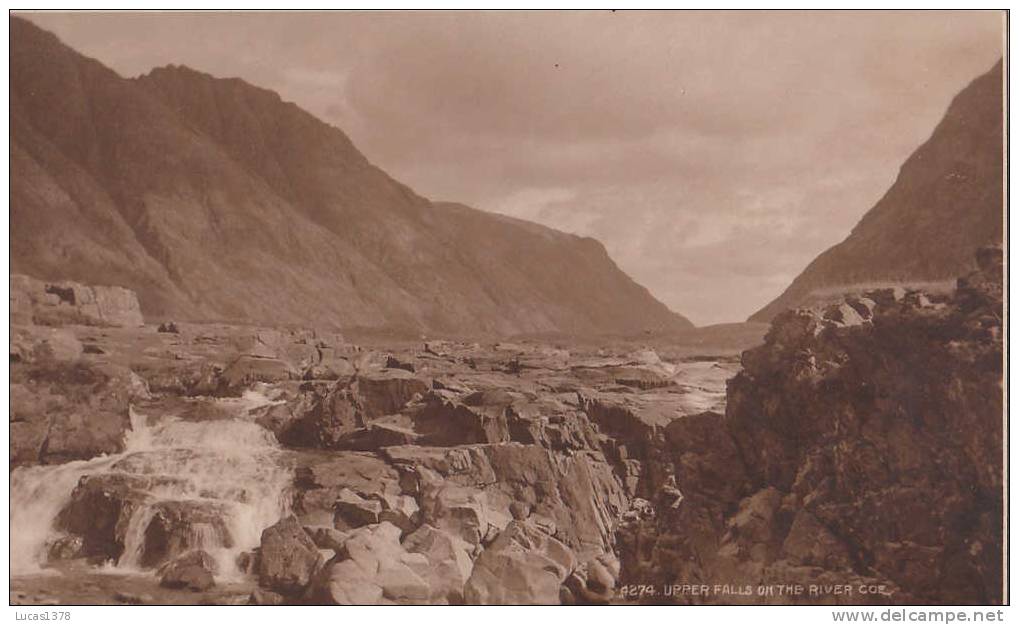 UPPER FALLS ON THE RIVER COE - Argyllshire