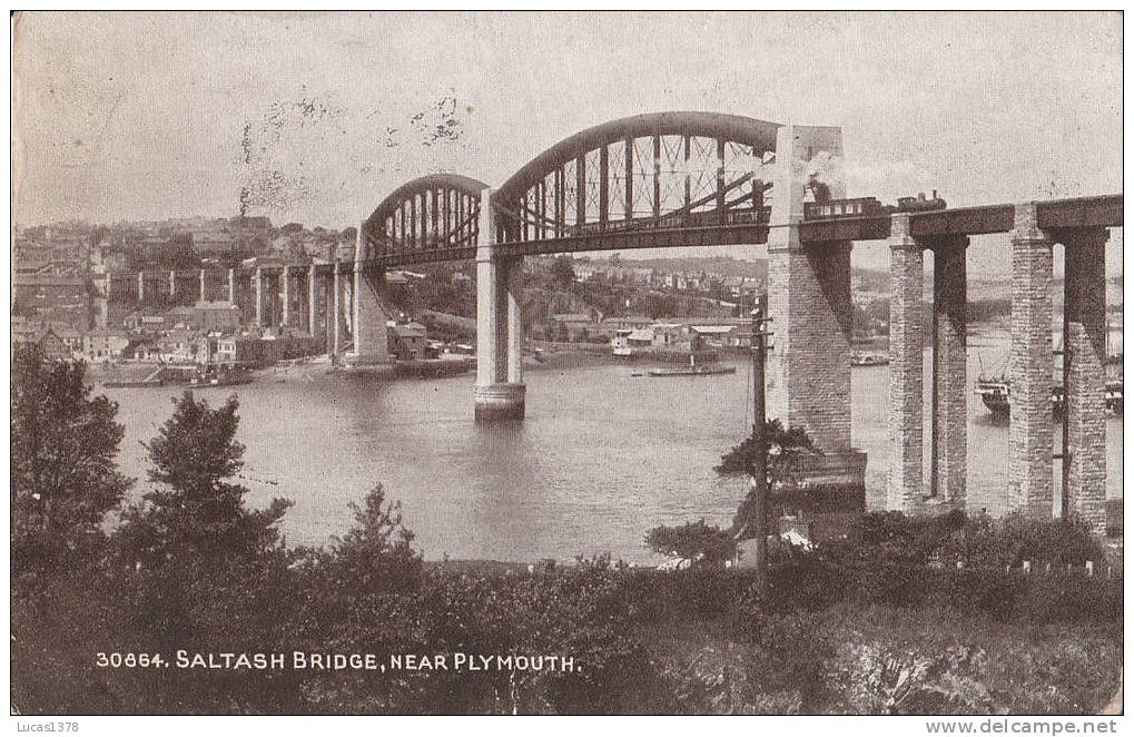 PLYMOUTH / SALTASH BRIDGE / CIRC 1917 - Plymouth