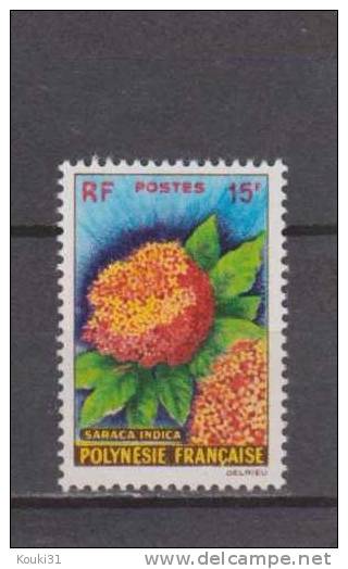 Polynésie Française YT 15 ** : Fleur , Saracea Indica - 1962 - Neufs