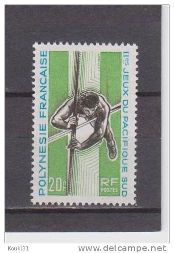 Polynésie Française YT 43  ** : Saut à La Perche - 1966 - Nuovi