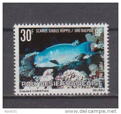 Polynésie Française YT 174 ** : Poisson , Scarus Gibbus - 1982 - Unused Stamps