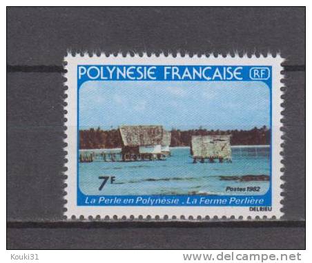 Polynésie Française YT 177 ** : Perle En Polynésie , Ferme Perlière - 1982 - Unused Stamps